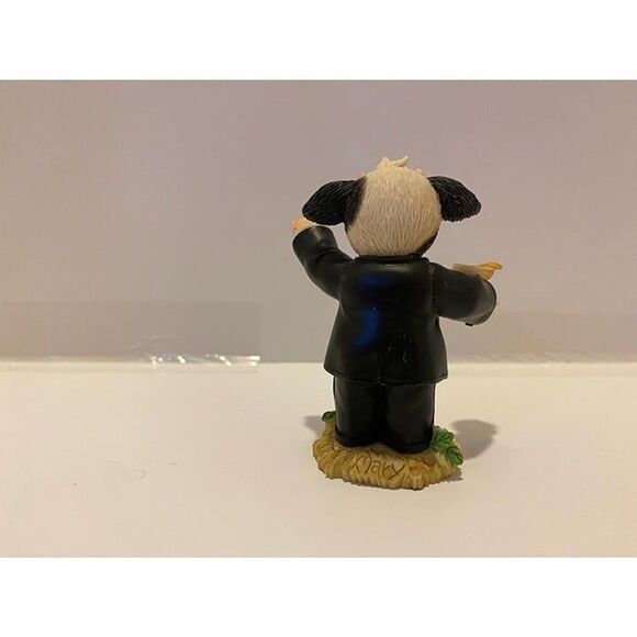 MARYS MOO MOOS VINTAGE RESIN WEDDING FIGURINE TO THE HOOFY COUPLE 2000 - Picture 4 of 7